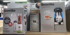 QUANTITY OF ITEMS TO INCLUDE - X BREVILLE FLOW ELECTRIC HAND MIXER | 5 SPEEDS PLUS BOOST | WITH BEATERS & DOUGH HOOKS | 240W | GREY [VFM034]: LOCATION - H RACK