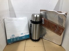 QUANTITY OF HOME ITEMS TO INCLUDE STAINLESS STEEL FLASK: LOCATION - I RACK