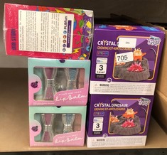 QUANTITY OF KIDS TOYS TO INCLUDE CRYSTAL GROWING KIT: LOCATION - BACK RACK