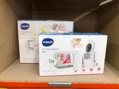 VTECH VM3250 VIDEO BABY MONITOR WITH CAMERA,300M LONG RANGE, BABY MONITOR WITH 2.8"LCD SCREEN,UP TO 19-HR VIDEO STREAMING,NIGHT VISION,SECURED TRANSMISSION,TEMPERATURE SENSOR,SOOTHING SOUNDS,2X ZOOM: