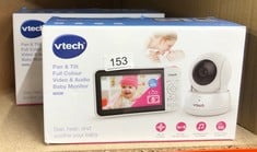 2 X VTECH VM924 VIDEO BABY MONITOR WITH CAMERA, PAN & TILT, BABY MONITOR WITH 5" LCD SCREEN,UP TO 17 HRS BATTERY LIFE,1.33X ZOOM,NIGHT VISION,300M LONG RANGE,SOOTHING SOUNDS,2-WAY TALK,SECURED TRANSM