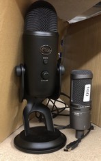 QUANTITY OF ITEMS TO INCLUDE LOGITECH BLUE AUDIO MIC: LOCATION - B RACK