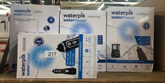 QUANTITY OF ITEMS TO INCLUDE WATERPIK CORDLESS ADVANCED WATER FLOSSER, 3 PRESSURE SETTINGS, DENTAL PLAQUE REMOVAL TOOL, IDEAL FOR TRAVEL OR SMALL BATHROOMS, USB CHARGER, BLACK, WP-582UK: LOCATION - C