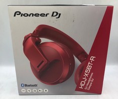 PIONEER DJ HDJ-X5BT-R BLUETOOTH DJ HEADPHONES, RED.: LOCATION - TOP 50 RACK