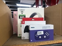 QUANTITY OF ITEMS TO INCLUDE 8BITDO LITE SE BLUETOOTH GAMEPAD FOR SWITCH, SWITCH LITE, ANDROID AND RASPBERRY PI, FOR GAMERS WITH LIMITED MOBILITY - PURPLE EDITION: LOCATION - D RACK