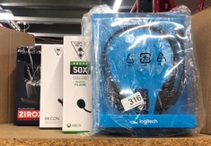 QUANTITY OF ITEMS TO INCLUDE TURTLE BEACH RECON 50X GAMING HEADSET FOR PS5, PS4, XBOX SERIES X|S, XBOX ONE, NINTENDO SWITCH, & PC: LOCATION - D RACK