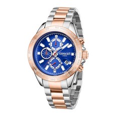 GAMAGES OF LONDON LIMITED EDITION HAND ASSEMBLED SPEED DART MECHANICAL QUARTZ HYBRID SILVER ROSE NAVY - SKU: GA1853 RRP £825:: LOCATION - D RACK