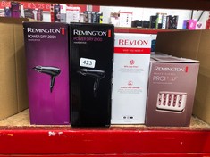 QUANTITY OF ITEMS TO INCLUDE REMINGTON POWER DRY 2000W HAIR DRYER: LOCATION - E RACK