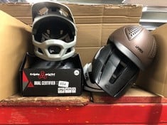 QUANTITY OF ITEMS TO INCLUDE  TRIPLE EIGHT NYC DUAL CERTIFIED MULTI SPORT HELMET L/XL DARK GREY: LOCATION - F RACK