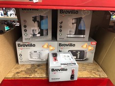 QUANTITY OF ITEMS TO INCLUDE BREVILLE BLEND ACTIVE PERSONAL BLENDER & SMOOTHIE MAKER | 350W | 1 PORTABLE BLEND ACTIVE BOTTLE (600ML) | LEAK PROOF LID | BLACK & GOLD [VBL251]: LOCATION - F RACK