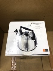 LE CREUSET BOUILLOIRE KETTLE 2.1L STAINLESS STEEL: LOCATION - F RACK