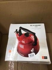 LE CREUSET BOUILLOIRE KETTLE 2.1L CERISE: LOCATION - F RACK