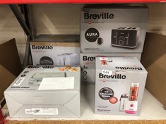 QUANTITY OF ASSORTED ITEMS TO INCLUDE BREVILLE BLENDER: LOCATION - BACK RACK