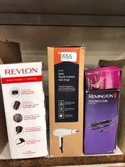 QUANTITY OF ASSORTED ITEMS TO INCLUDE REMINGTON AIRSTYLER: LOCATION - BACK RACK