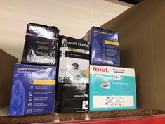 QUANTITY OF ASSORTED ITEMS TO INCLUDE RUSSELL HOBBS POWERSTEAM ULTRA IRON: LOCATION - BACK RACK