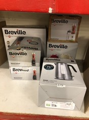 QUANTITY OF ASSORTED ITEMS TO INCLUDE BREVILLE BLENDER: LOCATION - BACK RACK