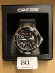 CRESSI BLACK MECHANICAL WATCH : LOCATION - A RACK