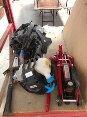 QUANTITY OF ASSORTED TOOLS TO INCLUDE MAC ALLISTER PETROL POWERED STRIMMER MODEL M5MTP25-3: LOCATION - MIDDLE RACK(COLLECTION OR OPTIONAL DELIVERY AVAILABLE)