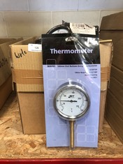 QUANTITY OF ASSORTED PLUMBING ITEMS TO INCLUDE JET RANGE 100MM DIAL BOTTOM ENTRY THERMOMETER: LOCATION - BACK RACK(COLLECTION OR OPTIONAL DELIVERY AVAILABLE)