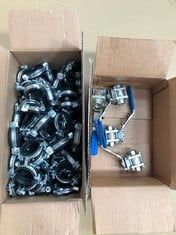 QUANTITY OF ASSORTED PLUMBING ITEMS TO INCLUDE JET TS LINED CLIPS: LOCATION - BACK RACK(COLLECTION OR OPTIONAL DELIVERY AVAILABLE)