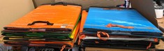 QUANTITY OF LARGE STORAGE BAGS VARIOUS COLOURS: LOCATION - TABLES(COLLECTION OR OPTIONAL DELIVERY AVAILABLE)