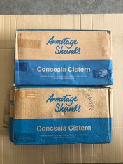 QUANTITY OF ASSORTED PLUMBING ITEMS TO INCLUDE ARMITAGE SHANKS CONCEALA CISTERN 4.5L:: LOCATION - LEFT RACK(COLLECTION OR OPTIONAL DELIVERY AVAILABLE)