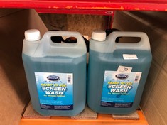 QUANTITY OF ITEMS TO INCLUDE DECOSOL SCREEN WASH ALL SEASON FORMULA 5L - COLLECTION ONLY - LOCATION RIGHT RACK