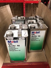 X6 MOBIL EAL ARCTIC 46 SUPREME PERFORMANCE SYNTHETIC REFRIGERATION OIL - COLLECTION ONLY - LOCATION RIGHT RACK