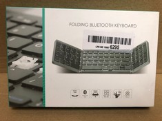 QUANTITY OF ASSORTED ITEMS TO INCLUDE GECENIN FOLDABLE BLUETOOTH KEYBOARD, FOLDING KEYBOARD WITH NUMBER PAD, WIRELESS PORTABLE KEYBOARD, RECHARGEABLE MINI KEYBOARD FOR PHONES/LAPTOPS/TABLETS, 3 BLUET