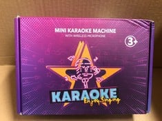 QUANTITY OF ASSORTED ITEMS TO INCLUDE UPGRADE KARAOKE MACHINE 2 MICROPHONES KIDS FOR GIRLS: WOWSTAR KIDS KARAOKE MACHINES WITH MINI KARAOKE MICROPHONES - PORTABLE BLUETOOTH SPEAKER FOR CHILDREN - TOY