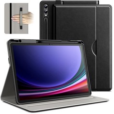 QUANTITY OF ASSORTED ITEMS TO INCLUDE JETECH CASE FOR SAMSUNG GALAXY TAB S9 PLUS 12.4-INCH WITH S PEN HOLDER, PU LEATHER BUSINESS FOLIO PROTECTIVE TABLET COVER WITH POCKET & STRAPS, AUTO WAKE/SLEEP,