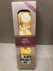 12 X ART TRIBUTE GUITAR STRAP COTTON YELLOW SPRING BLOSSOM FLOWERS INCLUDES 2 PICKS + STRAP LOCKS + STRAP BUTTON. FOR BASS, ELECTRIC & ACOUSTIC GUITARS. AN AWESOME GIFT FOR MEN & WOMEN - TOTAL RRP £1