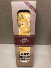 12 X ART TRIBUTE GUITAR STRAP COTTON YELLOW SPRING BLOSSOM FLOWERS INCLUDES 2 PICKS + STRAP LOCKS + STRAP BUTTON. FOR BASS, ELECTRIC & ACOUSTIC GUITARS. AN AWESOME GIFT FOR MEN & WOMEN - TOTAL RRP £1