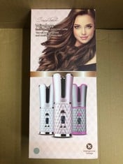 QUANTITY OF ASSORTED ITEMS TO INCLUDE WIRELESS RECHARGEABLE HAIR CURLER RRP £385: LOCATION - RACK A