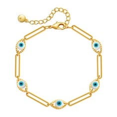 QUANTITY OF ASSORTED ITEMS TO INCLUDE LADIES EVIL EYE BRACELET RRP £261: LOCATION - RACK B