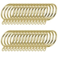 QUANTITY OF ASSORTED ITEMS TO INCLUDE CATCHY BRASS 30MM CURTAIN RING HANGING HOOKS FOR SMOOTHLY SLIDING RUST PROOF DRAPERY POLE ROD VOILE NET WITH FIXED EYES ( PACK OF 12) RRP £250: LOCATION - RACK C