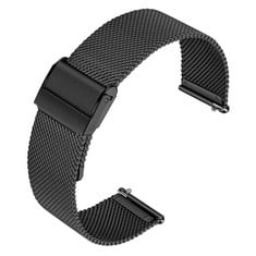 QUANTITY OF ASSORTED ITEMS TO INCLUDE QUICK RELEASE WATCH STRAP,MESH WOVEN METAL WATCH BAND CLASP FOR MEN AND WOMEN,UNIVERSAL WATCHBAND FOR SMART WATCHES FOSSIL WATCH STRAP AND SEIKO WATCHES 22MM GOL