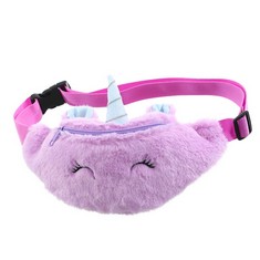 QUANTITY OF ASSORTED ITEMS TO INCLUDE PRETTY ZOOM PURPLE GIRLS PLUSH PACK UNICORN WAIST BAG FOR KIDS PLUSH BELT BAG SMALL BUM BAG WITH ADJUSTABLE BELT FOR CHILDREN SPORT RUNNING CAMPING TRIP RRP £313