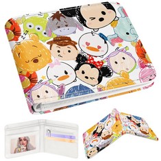 19 X KOUYA WALLET FOR BOYS WALLETS FOR GIRLS KIDS TEENS LEATHER WALLET CUTE KAWAII CARTOON AESTHETIC CHARACTER DESIGN FUN PURSE CREDIT ID CARD SLIM THIN BI-FOLD SMALL COIN POUCHES MINIMALIST,DISINI -