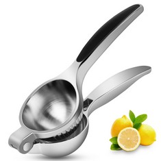 12 X UAUGULFT LEMON SQUEEZERS, MANUAL LEMON JUICER WITH SOFT GRIP HANDLE FOR SQUEEZE LEMON AND CITRUS, EASY TO CLEAN, 8.8 INCH, GREEN - TOTAL RRP £90: LOCATION - RACK C