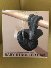 QUANTITY OF ASSORTED ITEMS TO INCLUDE BABY STROLLER FAN RRP £389: LOCATION - RACK A