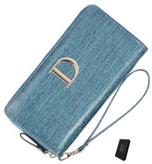 QUANTITY OF ASSORTED ITEMS TO INCLUDE YUANNING WOMENS WALLET PURSES FOR WOMEN PU LEATHER WITH DOUBLE ZIPPER COIN LARGE CAPACITY CARD HOLDER PURSE WITH REMOVABLE WRISTLET RRP £384: LOCATION - RACK D