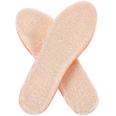 QUANTITY OF ASSORTED ITEMS TO INCLUDE SUPVOX WINTER INSOLES REPLACEMENT IMITATION ARTIFICIAL WOOL SHOE PADS FOR WOMEN MEN 1 PAIR SIZE SIZE 43-46 BEIGE  RRP £285: LOCATION - RACK E