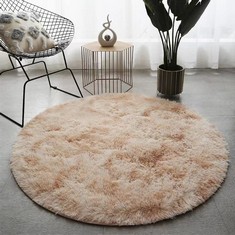 QUANTITY OF ASSORTED ITEMS TO INCLUDE TWIRUSH ROUND RUGS SOFT AREA RUG FLUFFY SHAGGY RUGS BOTTOM NON SLIP RUG WASHABLE RUGS ROOM CARPET FOR LIVING ROOM KIDS ROOM INDOOR FLOOR AREA MAT (100CM, BROWN)