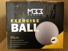 QUANTITY OF ASSORTED ITEMS TO INCLUDE MODE33 EXERCISE BALL - 55 TO 85 CM EXTRA THICK ANTI-BURST YOGA BALL WITH HAND PUMP - GYM BALL FOR FITNESS, PILATES BALL, BOUNCING BALL, LABOUR, BIRTHING BALL PRE