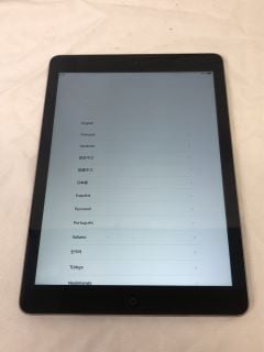 APPLE IPAD AIR 32GB TABLET WITH WIFI: MODEL NO A1474  [JPTE62717]: LOCATION - K3