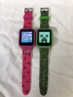 X10 ASSORTED KIDS SMART WATCHES TO INCLUDE MINECRAFT KIDS INTERACTIVE WATCH MIN4045.  [JPTE62824]: LOCATION - L1