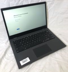 LENOVO CHROMEBOOK 14E 64GB EMMC LAPTOP: MODEL NO SL10R25219. AMD A4-9120C RADEON R4, 4GB RAM,   [JPTE62527]: LOCATION - A2