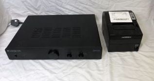 CAMBRIDGE AUDIO TOPAZ AM1 150W 4 CHANNEL + REC OUT INTEGRATED AMPLIFIER  + PARTNER RP630 THERMAL PRINTER.  [JPTE62660]: LOCATION - L5