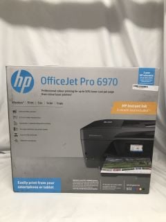 HP OFFICE JET PRO 6970 A4) COLOUR INKJET ALL-IN-ONE WIRELESS PRINTER (PRINT/COPY/SCAN/FAX) 1GB 2.65 INCH TOUCH CGD 30PPM (MONO) 26PPM (COLOUR) 20,000 (MDC) BLACK PRINTER (RRP - £200).  [JPTE61697]: L